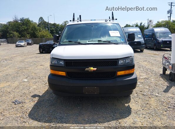 1GCZGGFG2K1245704 2019 CHEVROLET EXPRESS White Vista del cuadro de instrumentos