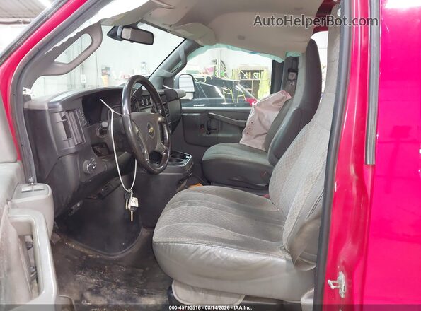 1GCZGHFG2K1203197 2019 CHEVROLET EXPRESS Red Vista interior delantera