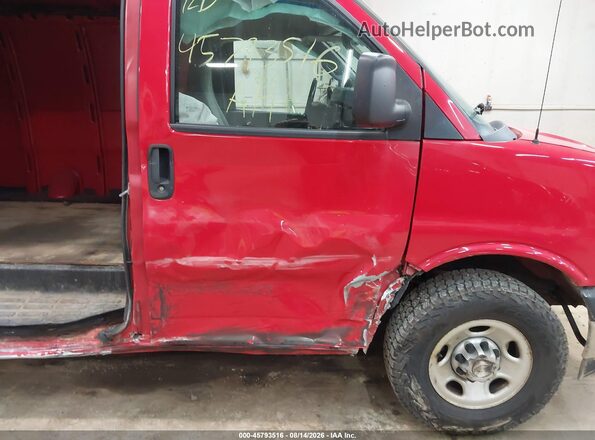 1GCZGHFG2K1203197 2019 CHEVROLET EXPRESS Red 