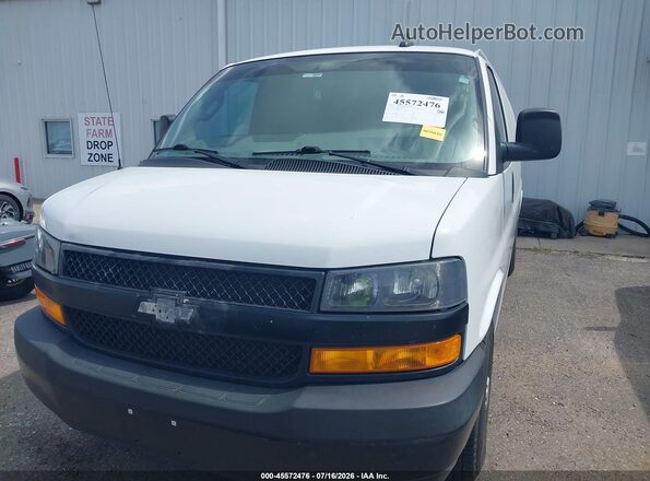 1GCZGHFP8P1105833 2023 CHEVROLET EXPRESS White Instrument cluster view
