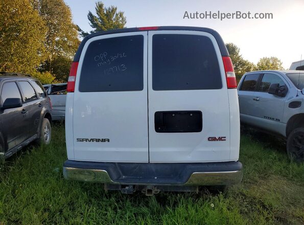 1GJZ7PF72M1245195 2021 GMC SAVANA White Vista trasera