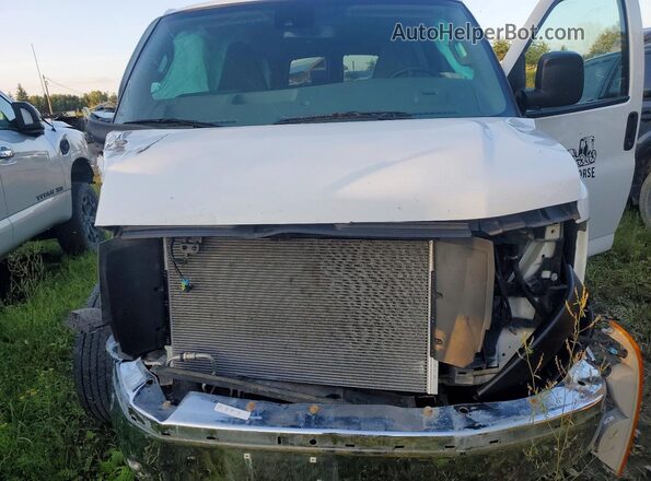 1GJZ7PF72M1245195 2021 GMC SAVANA White Vista del compartimento del motor