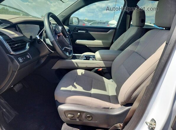 1GKENKKS7TJ285025 2026 GMC ACADIA White წინა სალონის ხედი