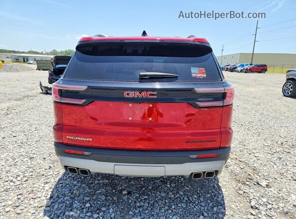 1GKENKRS5SJ149075 2025 GMC ACADIA Red Հետևի տեսք