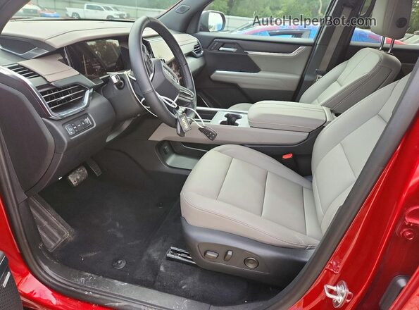 1GKENNKS7TJ330837 2026 GMC ACADIA Красный Вид салона спереди