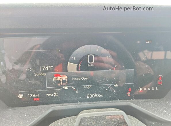 1GKENNRS1SJ236277 2025 GMC ACADIA Gray Widok zestawu wskaźników