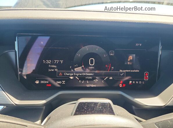 1GKENNRS7SJ237367 2025 GMC ACADIA Черный Вид щитка приборов