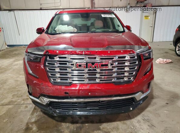 1GKENRRS8SJ210430 2025 GMC ACADIA Бордовый Вид спереди