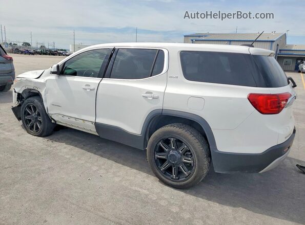1GKKNKLA2JZ227377 2018 GMC ACADIA White Rear left