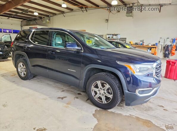 1GKKNKLA3HZ184498 2017 GMC ACADIA Blue Delantero derecho