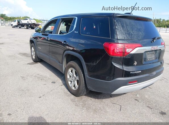 1GKKNKLA5HZ169470 2017 GMC ACADIA Черный Задняя левая четверть