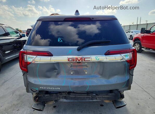 1GKKNKLS1MZ158825 2021 GMC ACADIA Серый Вид сзади