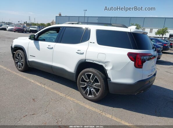 1GKKNKLS3MZ188733 2021 GMC ACADIA Белый Задняя левая четверть