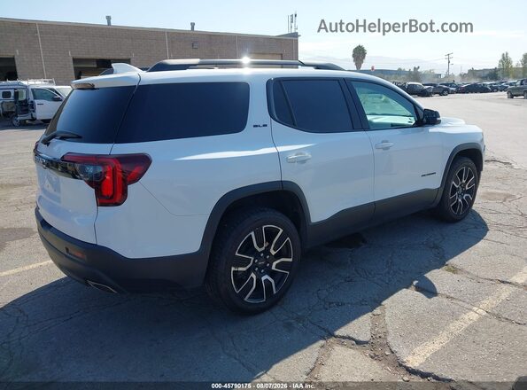 1GKKNKLS3MZ188733 2021 GMC ACADIA Белый Задняя правая четверть