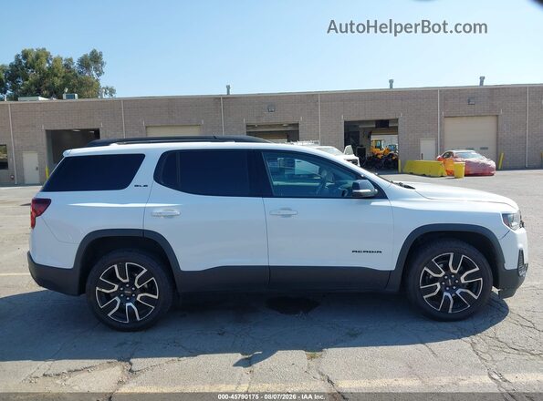 1GKKNKLS3MZ188733 2021 GMC ACADIA Белый Вид задней части салона