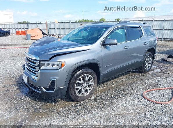 1GKKNKLS5LZ160432 2020 GMC ACADIA Gray Vista tres cuartos delantera izquierda