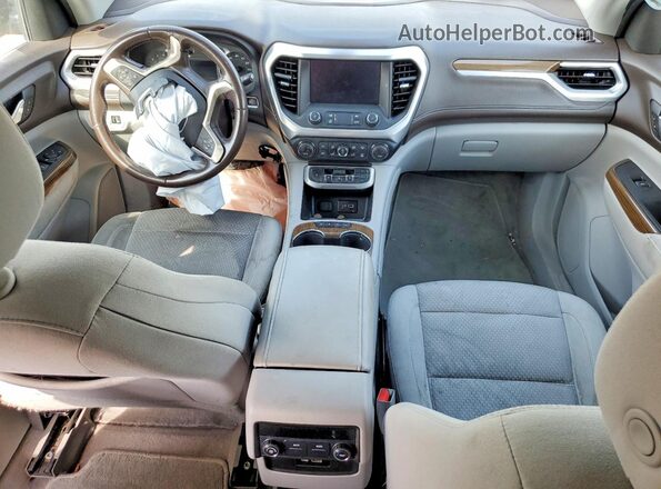 1GKKNKLS7LZ155670 2020 GMC ACADIA Burgundy Dashboard view