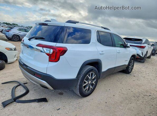 1GKKNKLSXMZ206676 2021 GMC ACADIA Белый Задняя правая четверть