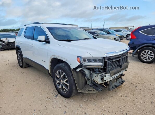 1GKKNKLSXMZ206676 2021 GMC ACADIA Белый Передняя правая четверть