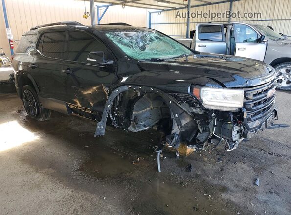 1GKKNKLSXMZ233411 2021 GMC ACADIA Черный Передняя правая четверть