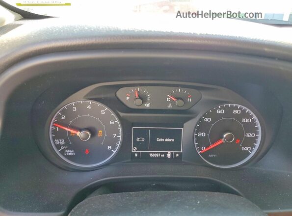 1GKKNLLA2HZ113122 2017 GMC ACADIA White Vista del cuadro de instrumentos