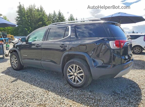 1GKKNLLAXHZ224758 2017 GMC ACADIA Black Trasero izquierdo