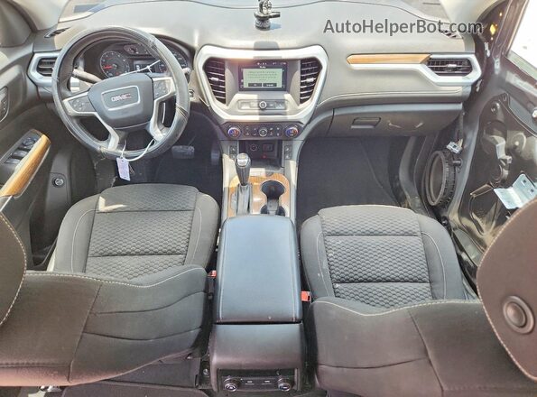 1GKKNLLS0HZ144538 2017 GMC ACADIA Угольный Вид панели приборов