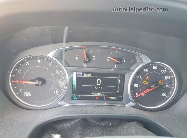 1GKKNLLS0KZ295354 2019 GMC ACADIA Blue Widok zestawu wskaźników
