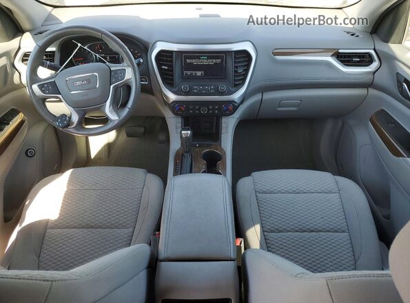 1GKKNLLS0KZ295354 2019 GMC ACADIA Blue Widok deski rozdzielczej