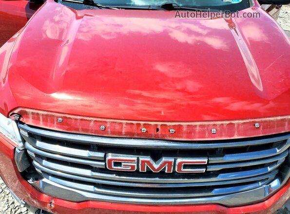 1GKKNLLS0MZ208037 2021 GMC ACADIA Red Engine compartment view