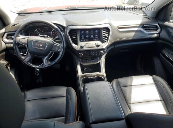 1GKKNLLS0MZ208037 2021 GMC ACADIA Red Dashboard view