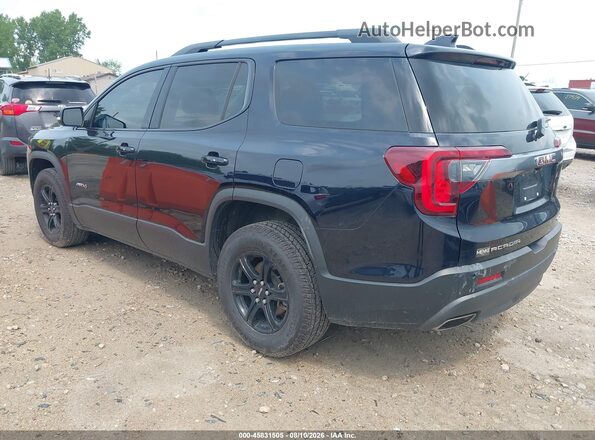 1GKKNLLS2MZ130991 2021 GMC ACADIA Dark Blue Задняя левая четверть