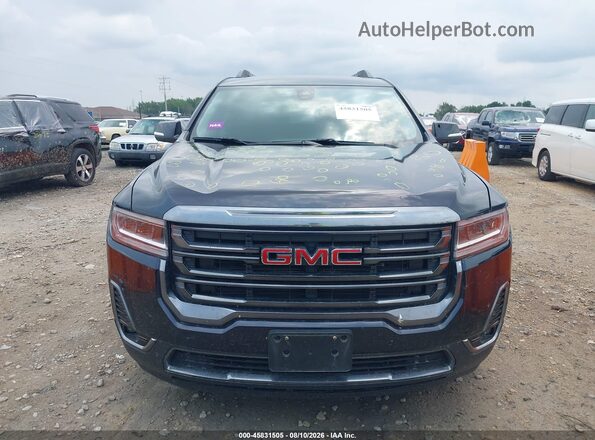 1GKKNLLS2MZ130991 2021 GMC ACADIA Dark Blue Вид щитка приборов