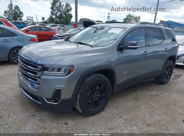 1GKKNLLS2PZ159122 2023 GMC ACADIA Серый Передняя левая четверть