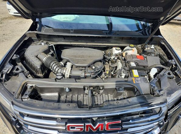 1GKKNLLS2PZ219318 2023 GMC ACADIA Black Vista del compartimento del motor