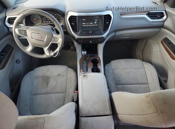 1GKKNLLS6HZ327216 2017 GMC ACADIA White Առջևի վահանակի տեսք