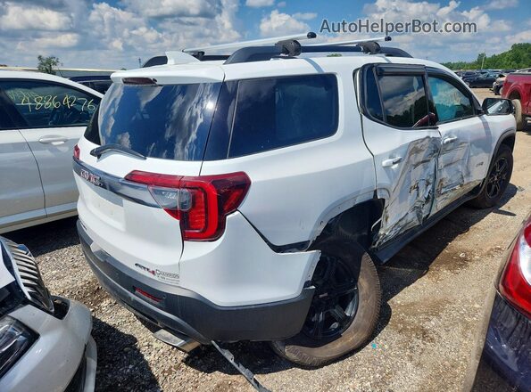 1GKKNLLS7MZ115001 2021 GMC ACADIA Белый Задняя правая четверть