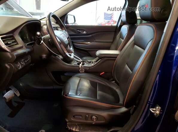 1GKKNLLS8PZ146259 2023 GMC ACADIA Blue წინა სალონის ხედი