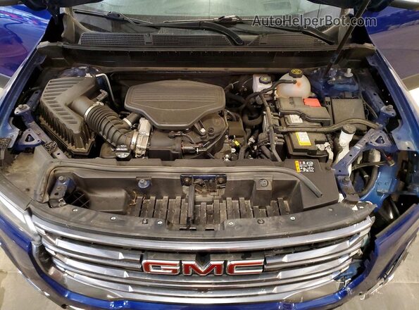 1GKKNLLS8PZ146259 2023 GMC ACADIA Blue ძრავის განყოფილების ხედი