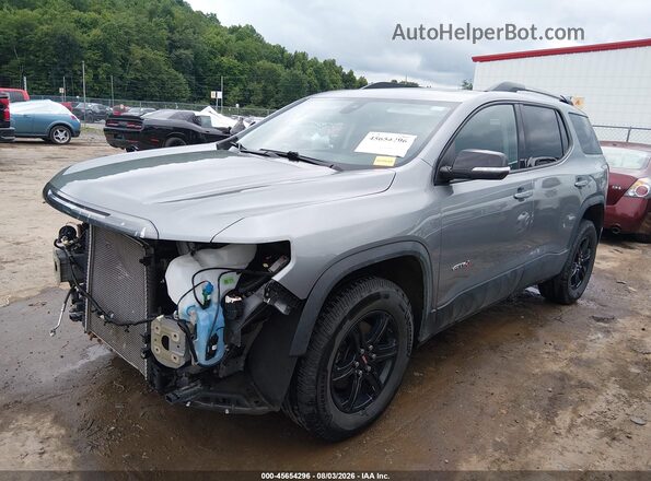 1GKKNLLS8PZ187667 2023 GMC ACADIA Silver Առջևի ձախ երեք քառորդ տեսարան