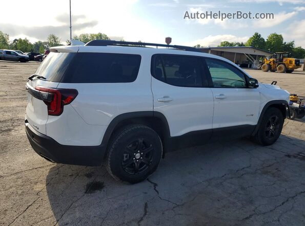 1GKKNLLS8PZ219954 2023 GMC ACADIA Белый Задняя правая четверть