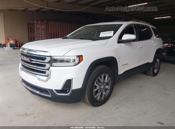 1GKKNML47LZ158162 2020 GMC ACADIA Белый Передняя левая четверть