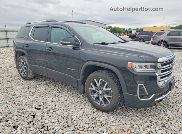 1GKKNML48PZ113771 2023 GMC ACADIA Черный Передняя правая четверть