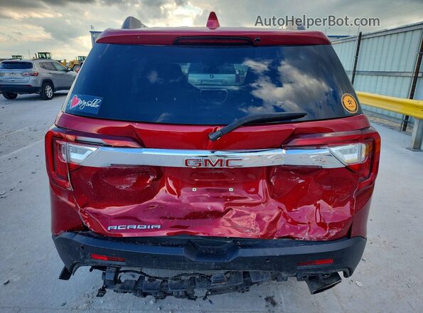 1GKKNML48PZ165837 2023 GMC ACADIA Red Rear view