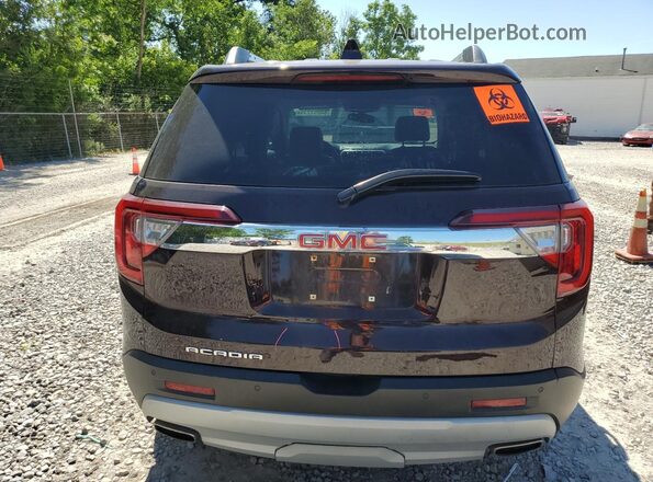 1GKKNML49LZ238353 2020 GMC ACADIA Burgundy Widok z tyłu