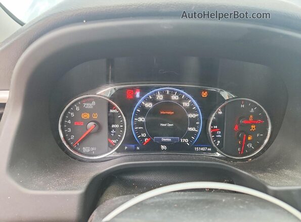 1GKKNMLS0LZ208947 2020 GMC ACADIA Серый Вид щитка приборов