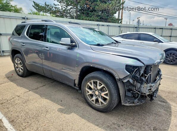 1GKKNMLS0LZ208947 2020 GMC ACADIA Серый Передняя правая четверть