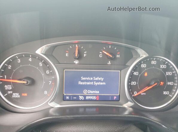1GKKNMLS2LZ132776 2020 GMC ACADIA Black Widok zestawu wskaźników