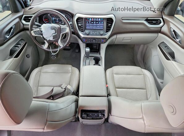 1GKKNMLS3JZ175035 2018 GMC ACADIA Black Вид панелі приладів