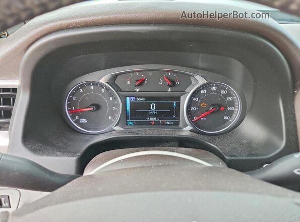 1GKKNMLS3JZ175035 2018 GMC ACADIA Black Вид щитка приладів